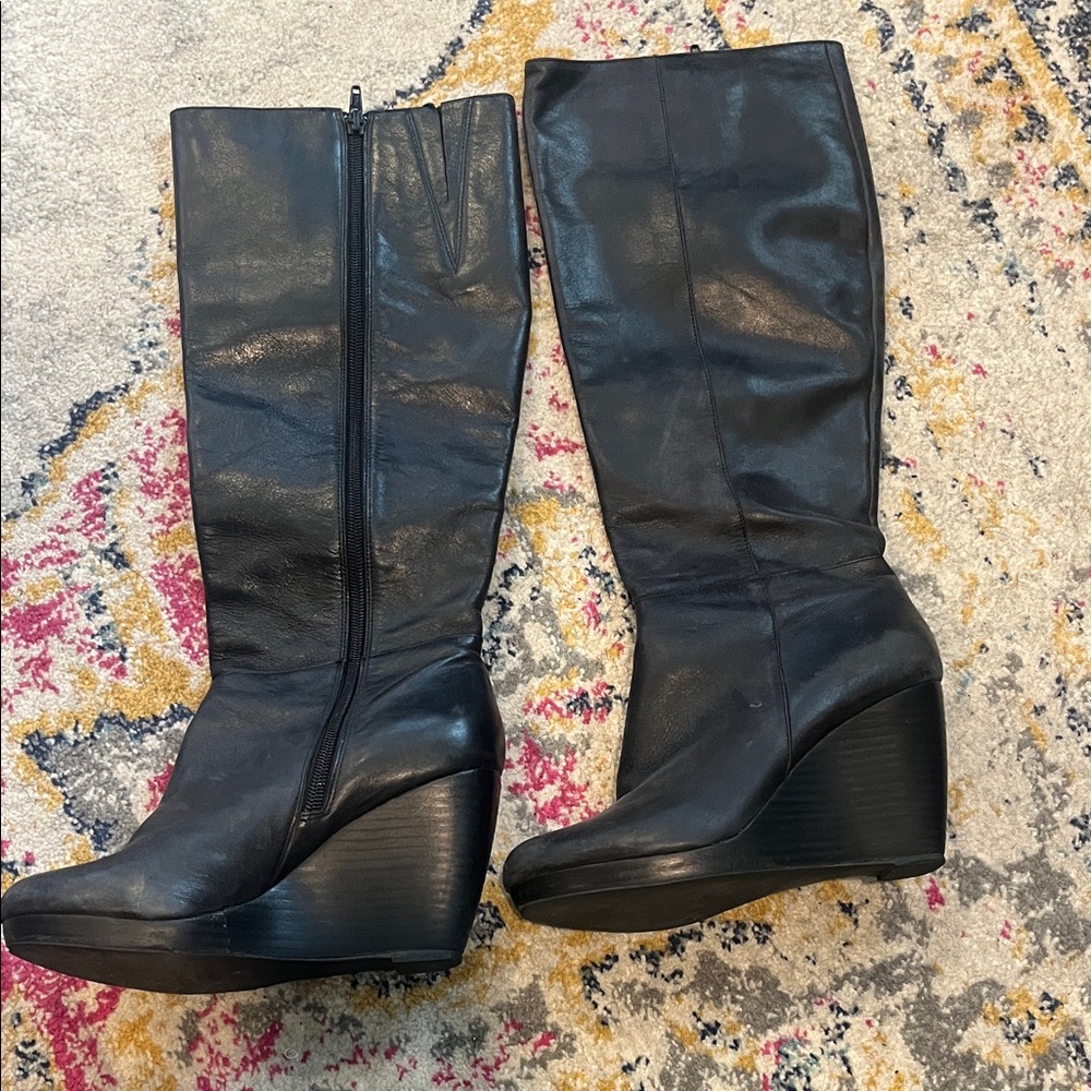 Ladies knee high Aldo wedge boots